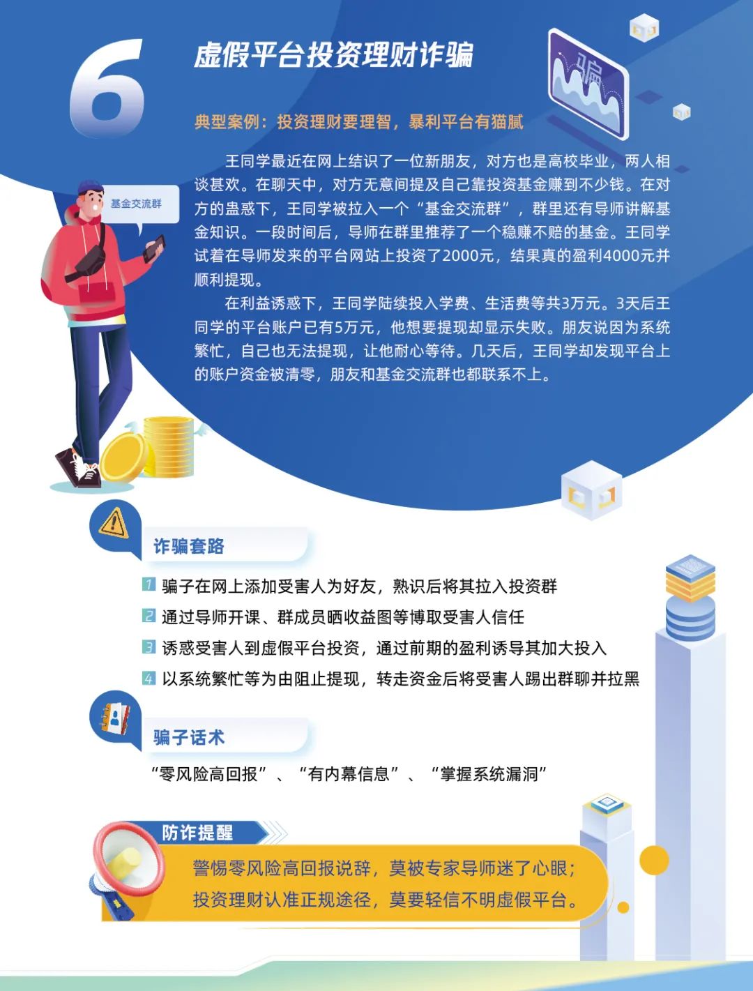 请警惕十大电信网络诈骗套路!(图7) 请警惕十大电信网络诈骗套路!(图7)